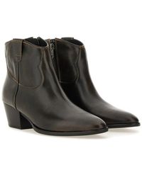Ash - Calf Leather Boots - Lyst