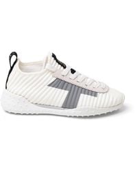 Tod's - Tods Ribbed Lace-Up Sneakers - Lyst