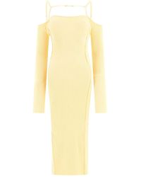 Jacquemus - La Robe Sierra Long Sleeve Lingerie Dress - Lyst