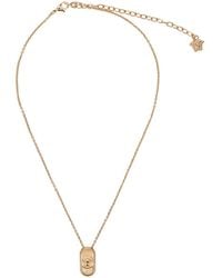 Versace - Colored Necklace With Medusa Head Pendant - Lyst