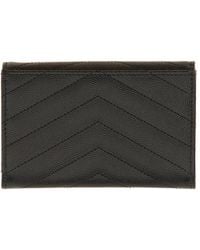 Saint Laurent - Envelope Wallet "Cassandras" Small - Lyst