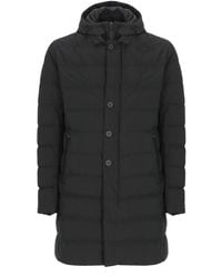 Herno - Quilted Long Down Jacket - Lyst
