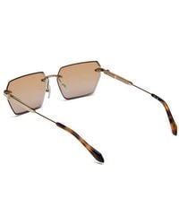 Just Cavalli - Just Cavalli Sjc110 Gradient Tinted Metal Sunglasses — Rose - Lyst