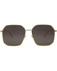 Bottega Veneta - Sunglasses Square Full Rim, Frame And Lens Bv1108Sa001 Default Title - Lyst