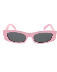 Celine - Rectangular Frame Sunglasses - Lyst