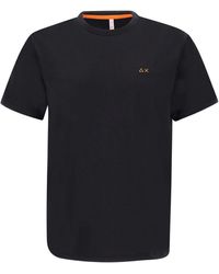 Sun 68 - Solid Cotton T-Shirt - Lyst