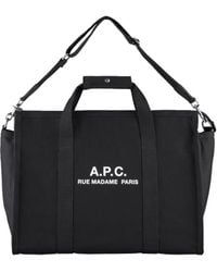 A.P.C. - Crossbody Bag Gym Recuperation Cotton Handbags - Lyst