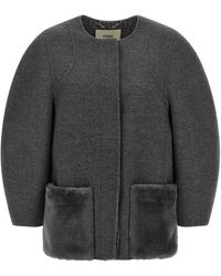 Fendi - Blouson Cocoon Puffer Jackets - Lyst