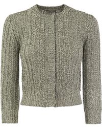 Peserico - Pure Cotton Cardigan With Original Pattern - Lyst