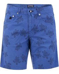 Vilebrequin - Bermuda Shorts With Ronde Des Tortues Resin Print - Lyst