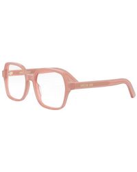 Dior - Eyeglasses Square Full Rim, Shiny Frame And Clear Demo Lens Midnightos1I3900 - Lyst