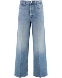 Gucci - Wide-Leg Jeans Cotton - Lyst