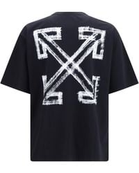 Off-White c/o Virgil Abloh - T-Shirt Motion Arrow Skate Cotton T-Shirts - Lyst