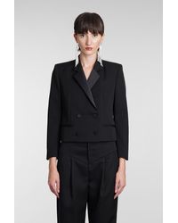 Isabel Marant - Hasta Blazer In Black Wool - Lyst