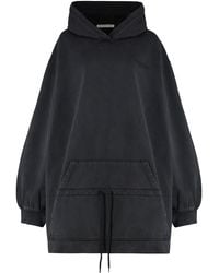 Alexander Wang - Hooded Mini Dress Cotton - Lyst