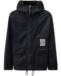 C.P. Company - Goggle 50 Yarns Jacket With Hood - Lyst