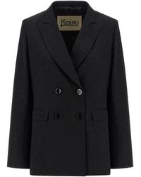 Herno - Micro Sequin Blazer - Lyst