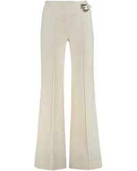 Versace Jeans Couture - Straight-Leg Cotton Trousers Straight - Lyst