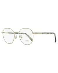 ZEGNA - Geometric Round Eyeglasses Ez5270-H 016 53Mm Metal/Plastic (Acetate) - Lyst