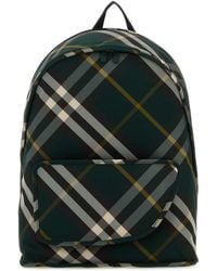 Burberry - Printed Nylon Shield Backpack - Lyst