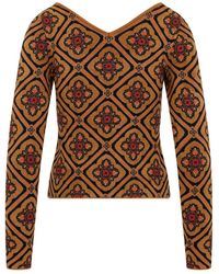 Etro - Jacquard Sweater - Lyst