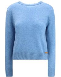 Marni - Blue Cashmere Sweatshirt - Lyst