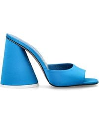 The Attico - Luz Satin Mules - Lyst