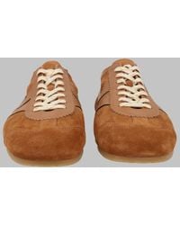 Dries Van Noten - Suede Leather Casual Sneakers - Lyst