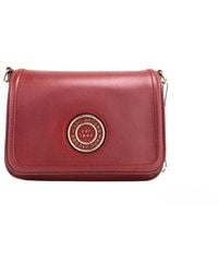 Marc Jacobs - Medium Metal Signet Syrah Smooth Leather Flap Crossbody Purse Bag - Lyst