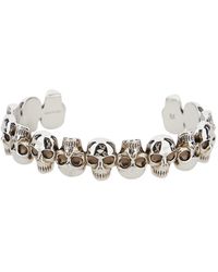 McQueen - Colored Bracelet With Skull Design And Internal Engraved Logo - Lyst