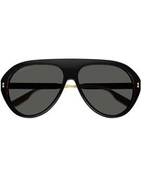 Gucci - Gg1515S Linea Lettering Sunglasses - Lyst