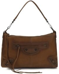 Balenciaga - Medium Le City Shoulder Bag Lambskin - Lyst