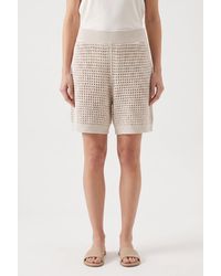 Brunello Cucinelli - Off Knit Shorts - Lyst