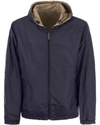 Peserico - Reversible Jacket With Hood - Lyst