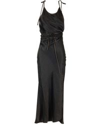 Acne Studios - Sleeveless Wrap Detailed Maxi Dress - Lyst