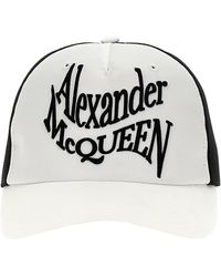 Alexander McQueen - Warped Logo Hats - Lyst