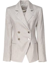 Genny - Double-Breasted Jacket - Lyst