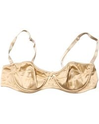 Dolce & Gabbana - Dolce & Gabbana Semi-Pad Underwire Silk Bra - Lyst