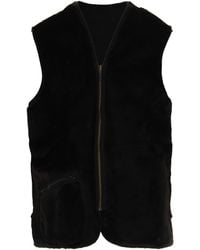 Barbour - Zip-Front Shearling Vest - Lyst