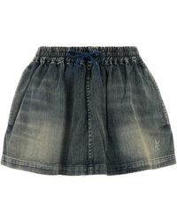 Balenciaga - Denim Mini Skirt - Lyst