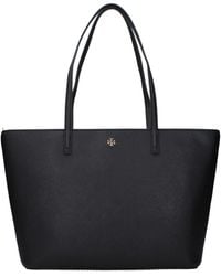 Tory Burch - Black Leather Shoulder Bag - Lyst
