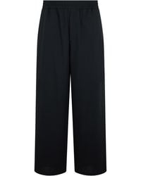 Ami Paris - Tailored Trousers With Elastic Waist Virgin Wool - Lyst