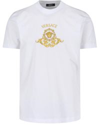 Versace - T-Shirt With Print - Lyst