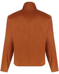 Saint Laurent - Saint Laurent Silk-Blend Blouse - Lyst