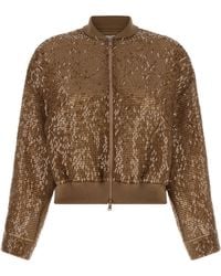 Brunello Cucinelli - Silk Cardigan Clothing - Lyst