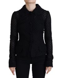 Dolce & Gabbana - Elegant Wool Blend Button Down Jacket - Lyst