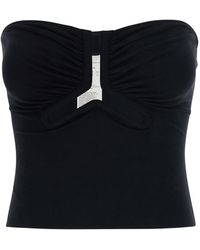 Rick Owens - Bustier Alannah Tech Fabric Polyamide Tops - Lyst