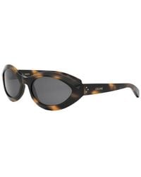 Celine - Sunglasses Cat Eye Full Rim, Havana Frame And Lens Cl40311I53A - Lyst