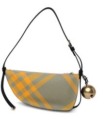 Burberry - 'shield' Multicolor Wool Blend Bag - Lyst