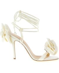 Magda Butrym - Re23 Flower Sandals Viscose - Lyst